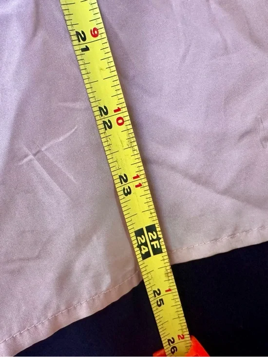 J. Crew 100% Silk Sleeveless Ruffle Front Blouse - Peach Pink, 6 - Picture 9 of 9